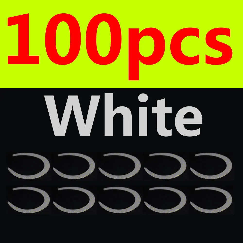 100pcs white