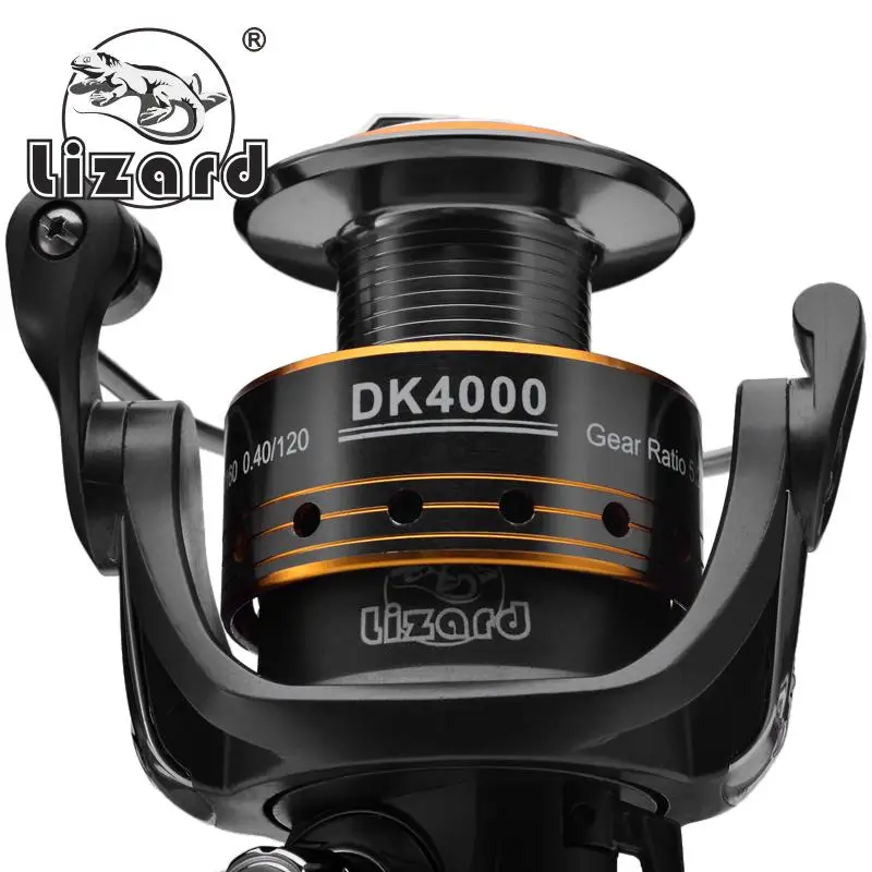 Carrete giratorio de pesca de lagarto, agua salada, luchador, carrete de Metal, carretes de pesca de carpa, aparejos de rueda de bobina, 11BB, 5,2: 1 - imagen 3