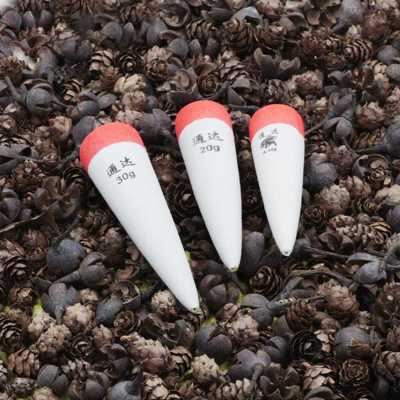 POETRYYI, 1 unidad, 15/20/30g, flotabilidad blanca/amarilla, flotador Bobber en línea EVA, flotadores de pesca de agua salada, bagre, Lucio, cebo vivo, flotador 30 - imagen 5