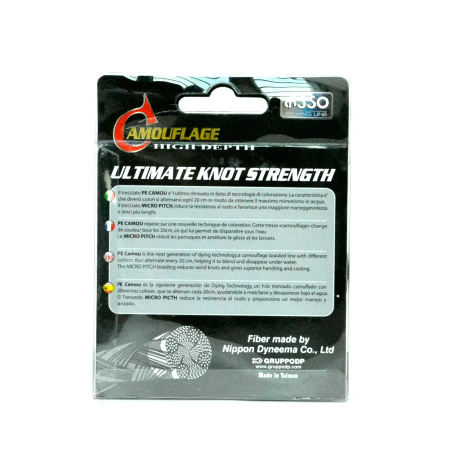 Línea de pesca trenzada súper fuerte de 130M, línea de pesca multifilamento de 4 hebras, línea Multifilamento 4X PE, aparejos de líneas de carpa - imagen 3