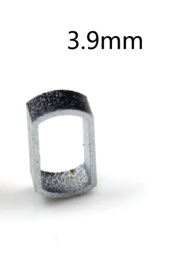 1pc silver 3.9mm