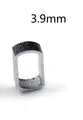 1pc silver 3.9mm
