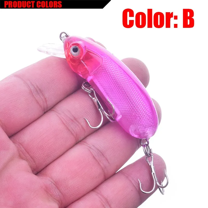 Señuelo de pesca Popper, 60mm, 10g, Artificial, duro, ojos 3D, Crankbait, Wobblers, señuelos de lubina, accesorios de aparejos de pesca, WD-330, 1 ud. - imagen 5