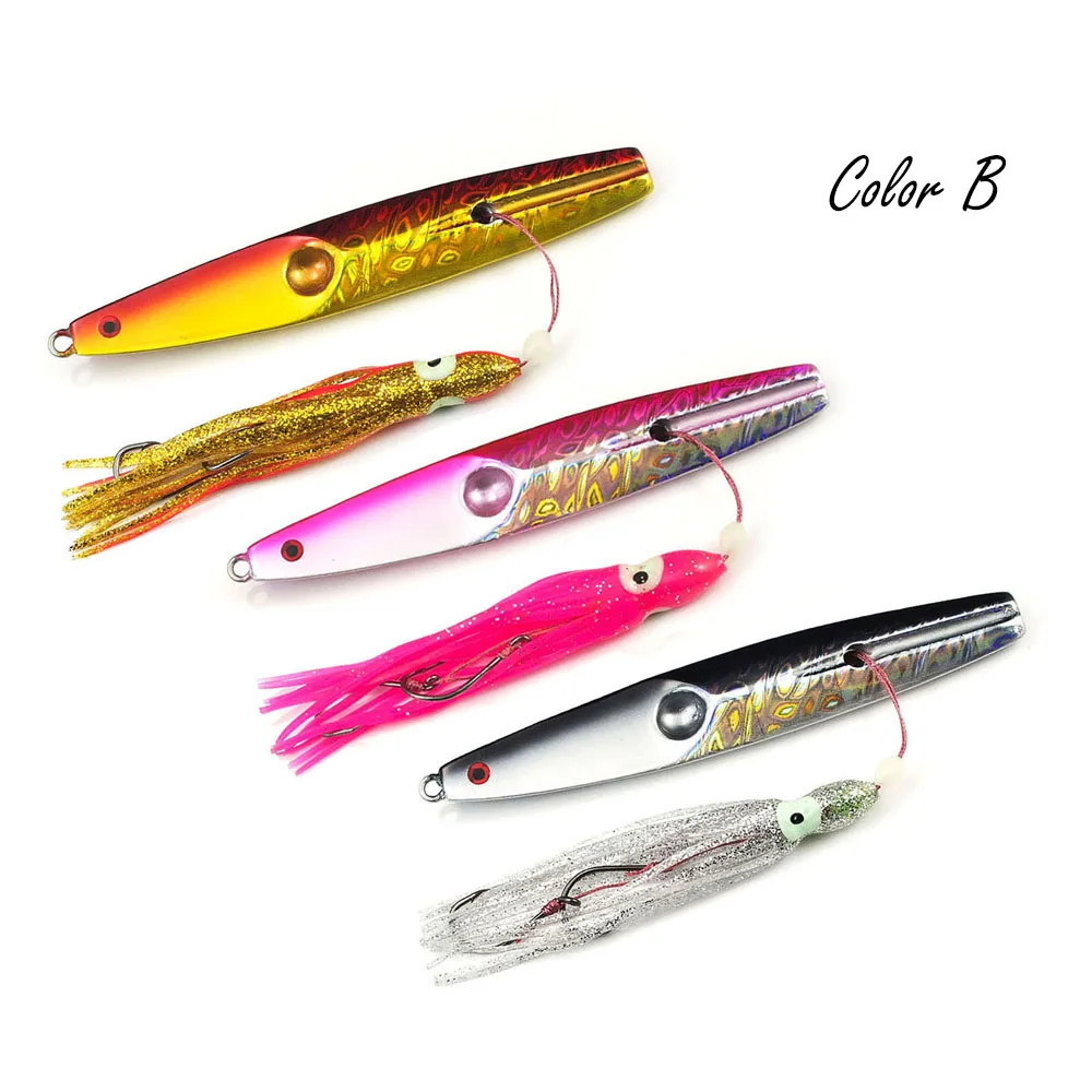 Countbass-Señuelos de Pesca Inchiku con anzuelo de asistencia de pulpo, pargo inferior, 3 piezas, 150g, 5,3 oz - imagen 5