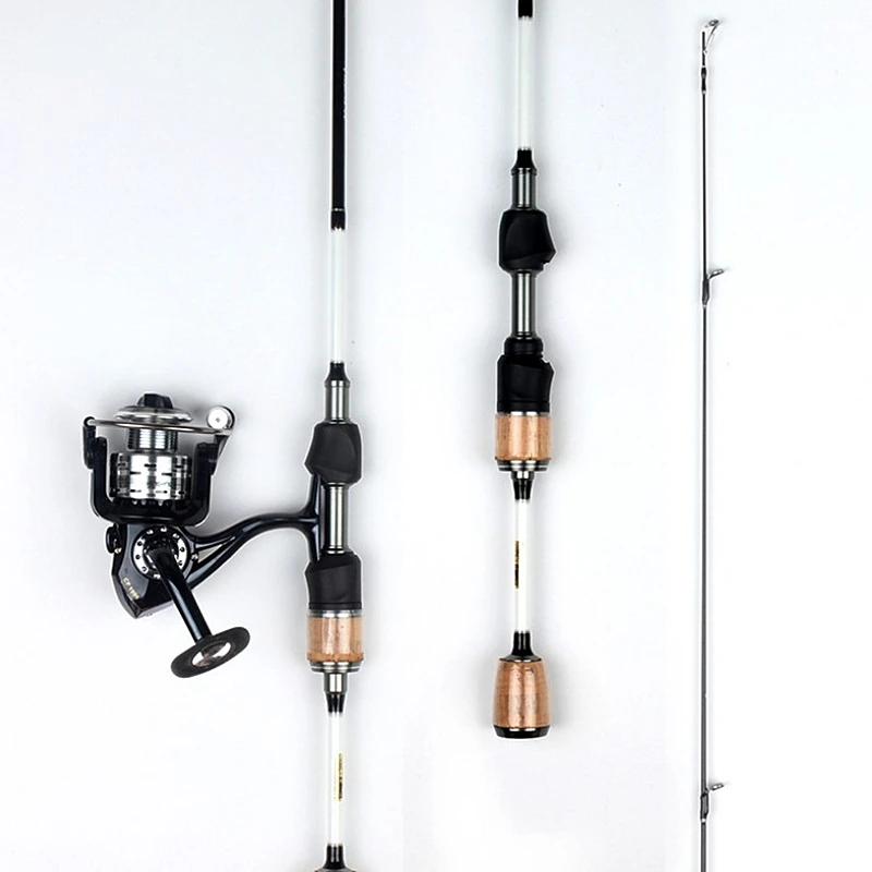 Caña de pescar de carbono UL de 1,8 m, caña de pescar de fundición de trucha, punta sólida, acción rápida, caña de pescar suave súper ligera, peso de señuelo 1-6g - imagen 4