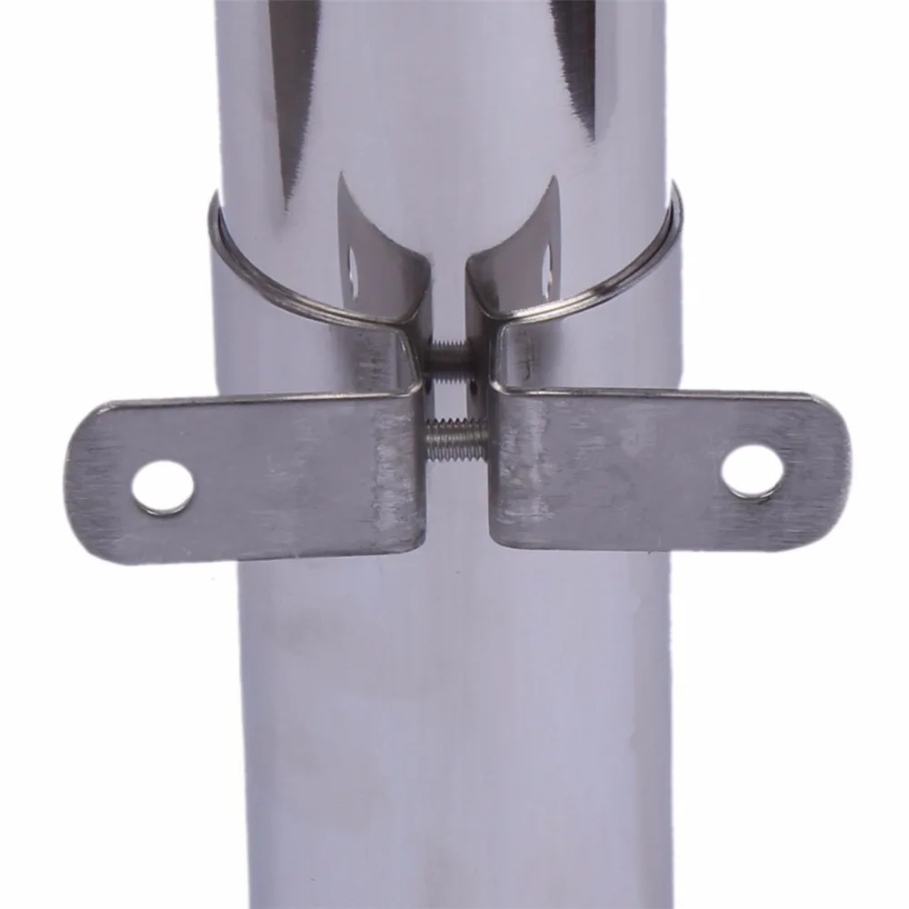 Soporte para caña de pescar, accesorios para barcos, tubo de acero inoxidable 304, montaje empotrado, 2 uds. - imagen 5