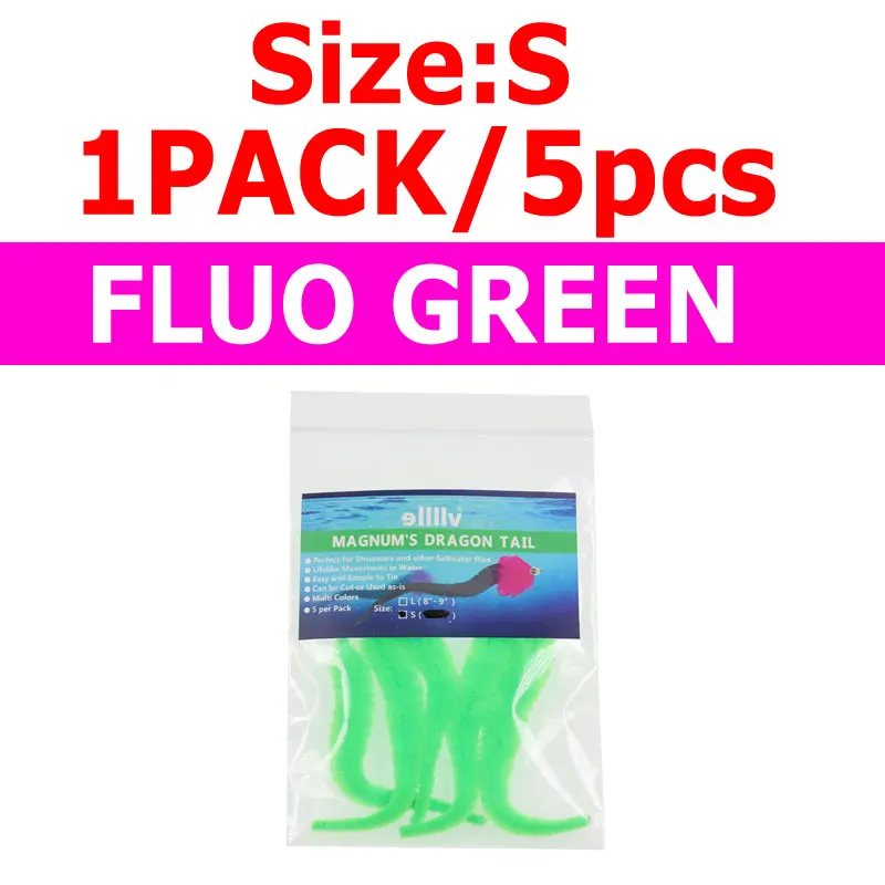5pcs fl green