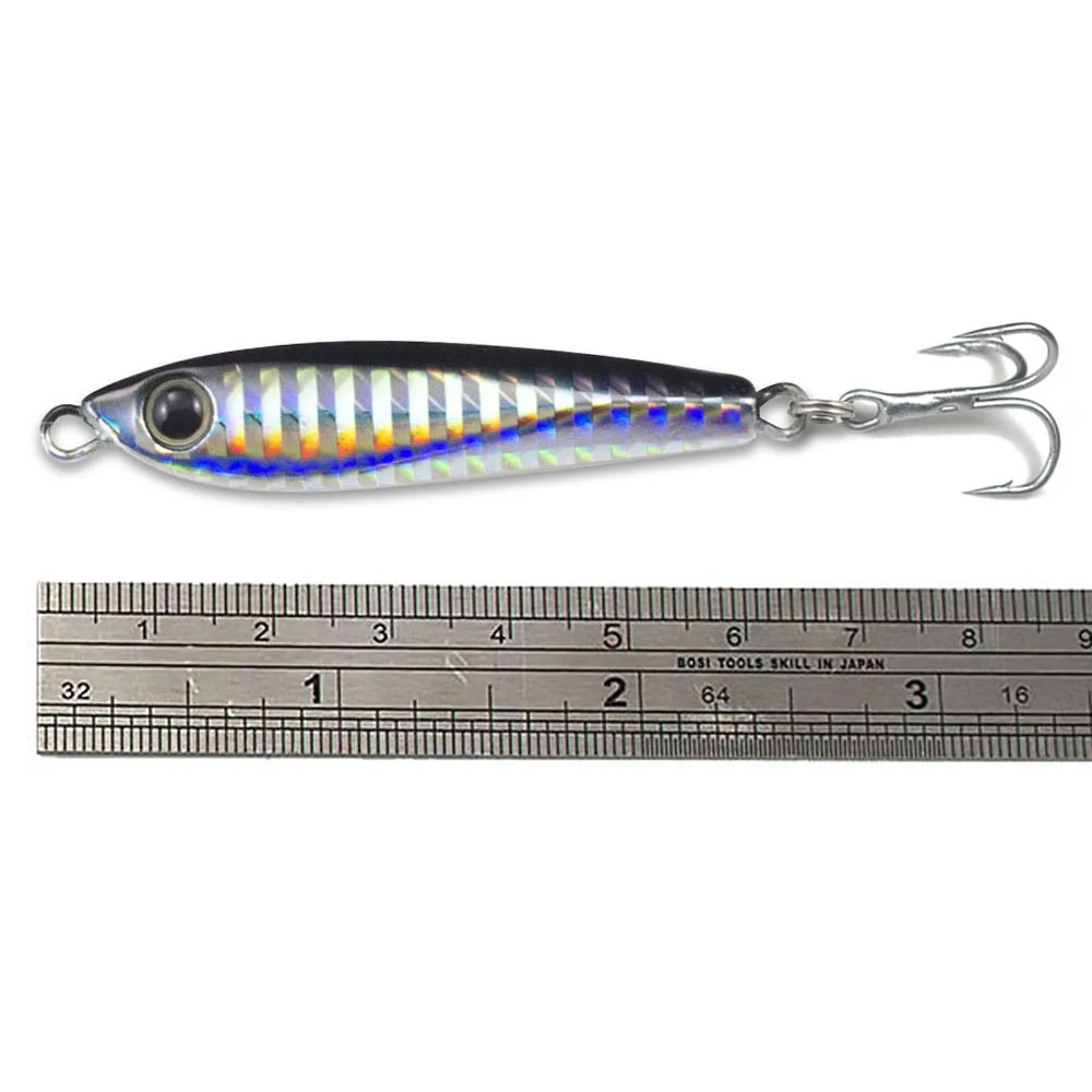 COUNTBASS Señuelos de Jigging 5PCS 18g 0.63oz Micro Metal Plantillas de Pesca Juego de lubina, Señuelo de Pescado de Tamaño Pequeño - imagen 4