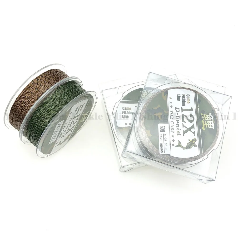 Anzuelo suave para pesca de carpa, línea trenzada sin recubrimiento para aparejo de pelo, más suave, sin plomo, plomo, 50 M, 12 soportes - imagen 5