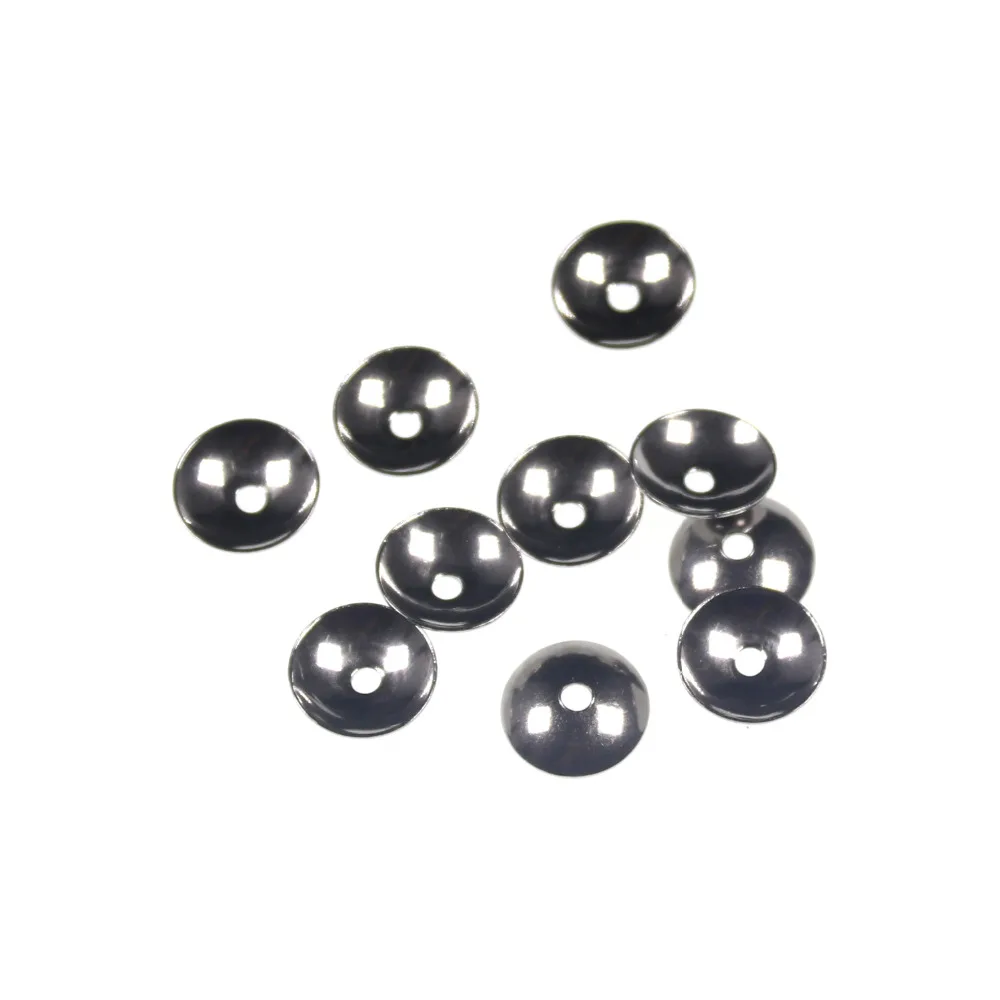 Bimoo-Cono de atado de moscas de tubo de acero inoxidable, cabezal de disco de 10mm y 8mm, Material de atado de moscas, venta al por mayor, 100 Uds. - imagen 5