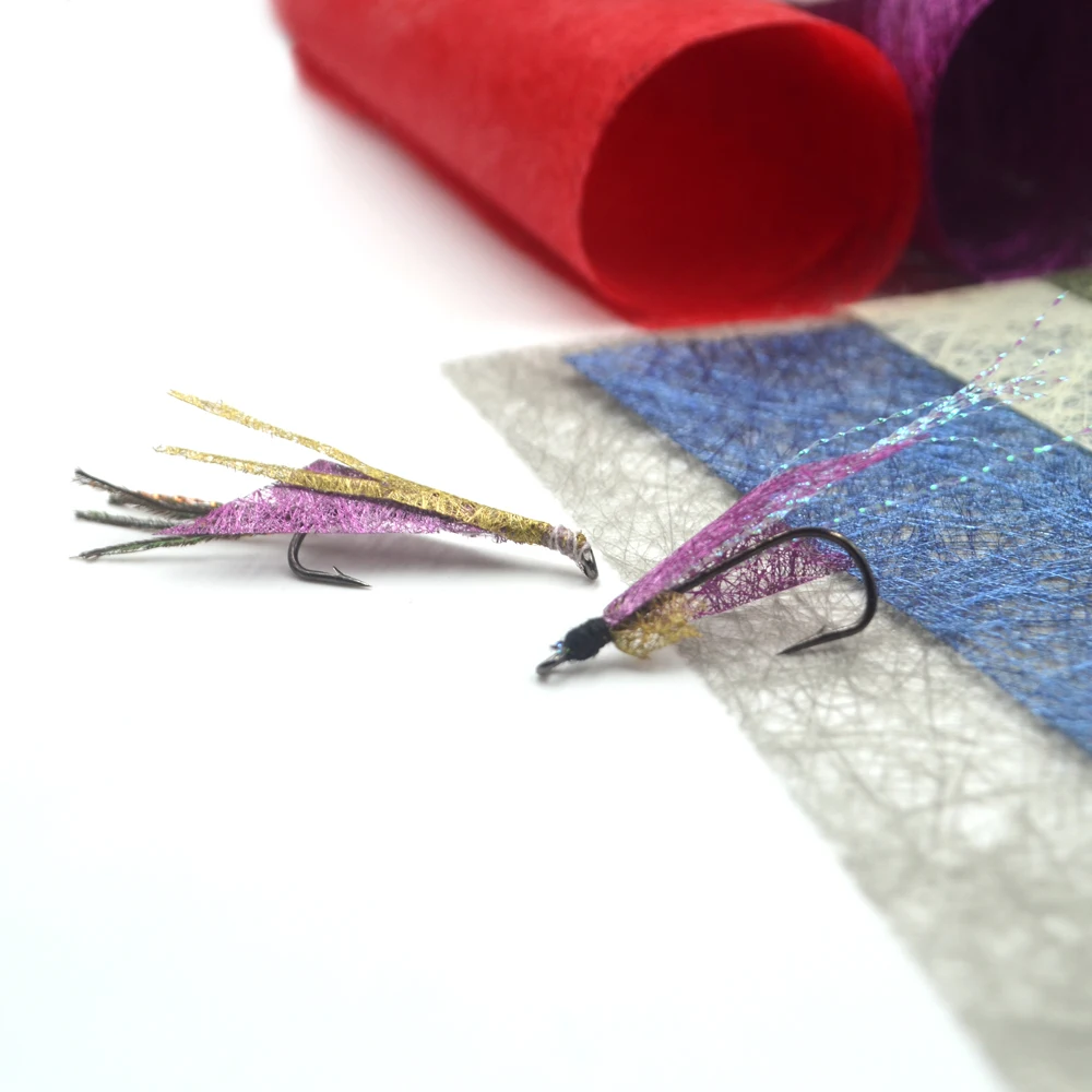 MNFT Material flash Web para atado de moscas Caddis impermeable - imagen 4