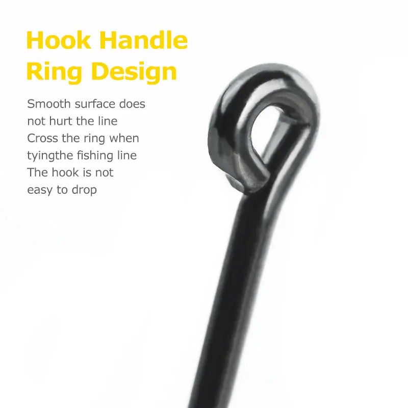 LINNHUE Fishing Hook Barbed High Carbon String Hook 5 Ise Hooks Freshwater Anti-Wrap Carp Sea Fishing Accessories Sharp Hooks - imagen 5