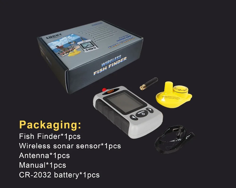 FFW718 fish finder packing