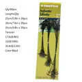 60Pcs Black 17-26lb