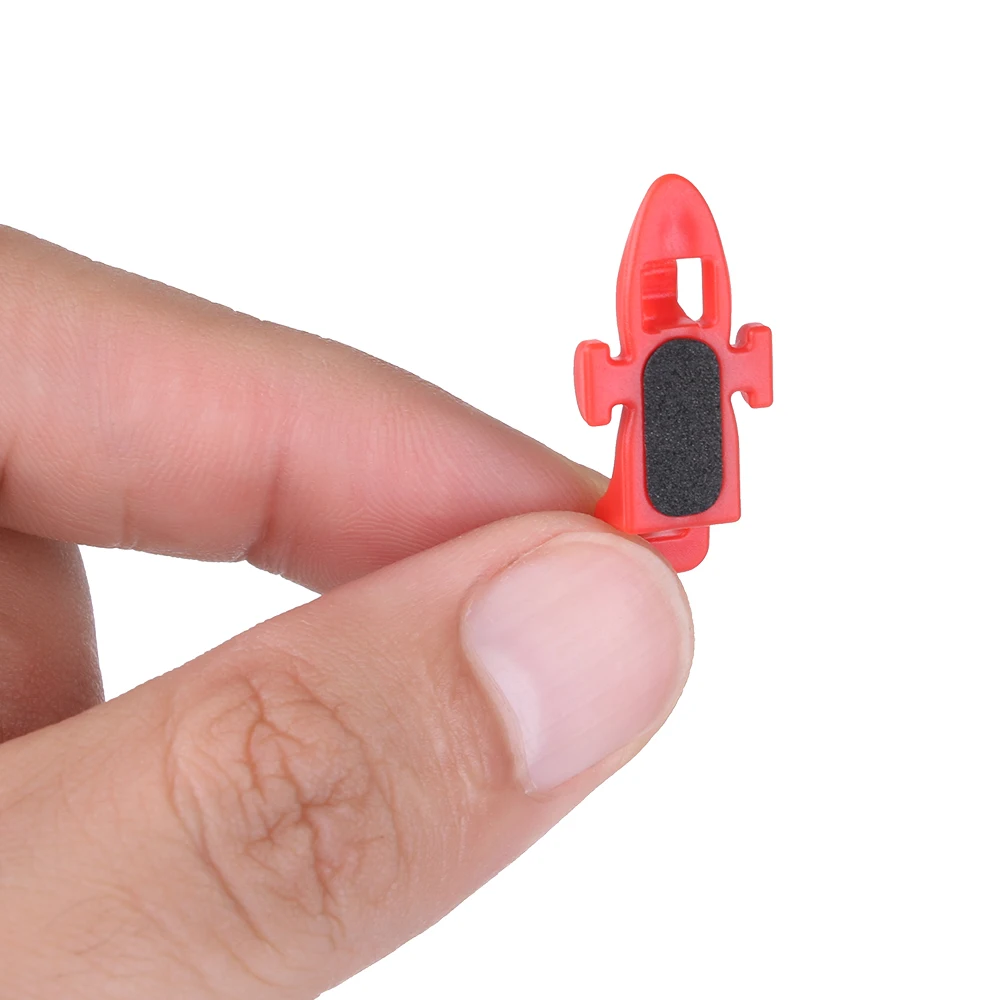 1 Juego de anzuelos de pesca, soporte de cebo con 3 anillos de goma para caña de pescar, equipo de pesca, accesorios portátiles, cebo fijo - imagen 5