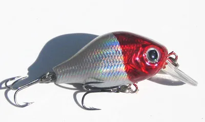 Señuelo de pesca 5,5 cm 8g cebo con manivela señuelos artificiales duros Wobblers luminosos pesca de día noche que brilla en la oscuridad captura de lubina 1 pieza en oferta - imagen 5