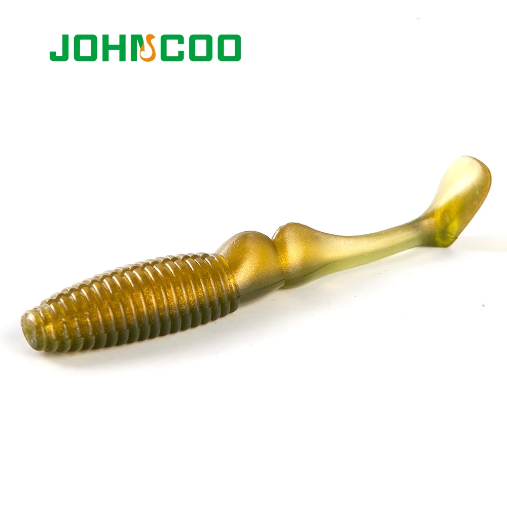 4 unids/lote cebo de pesca suave señuelo suave 95mm/8,5g Wobblers cebo de pesca Artificial larva señuelos calidad para pesca Johncoo - imagen 5