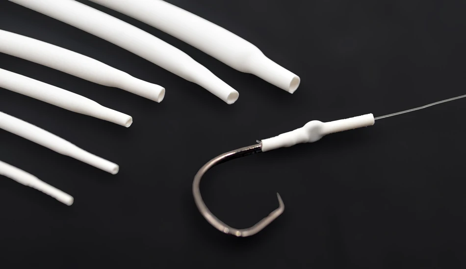 MNFT 4M carpa aparejo encogimiento tubos soldadura tubo blanco carpa pesca aparejo tubos termorretráctiles - imagen 3