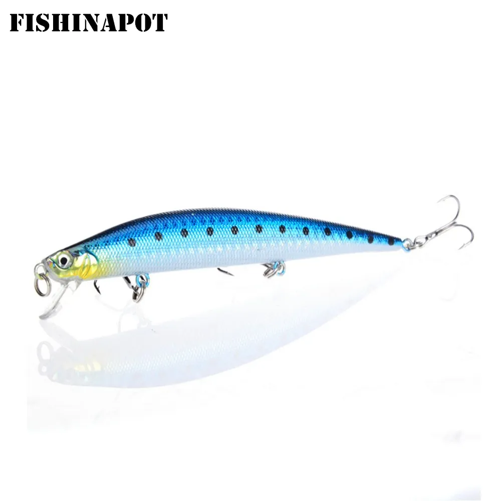 FISHINAPOT-señuelo de Pesca Artificial duro, cebo de plástico, aparejos de Pesca Isca, Minnow, 12,5g/12,5 cm, 1 ud.