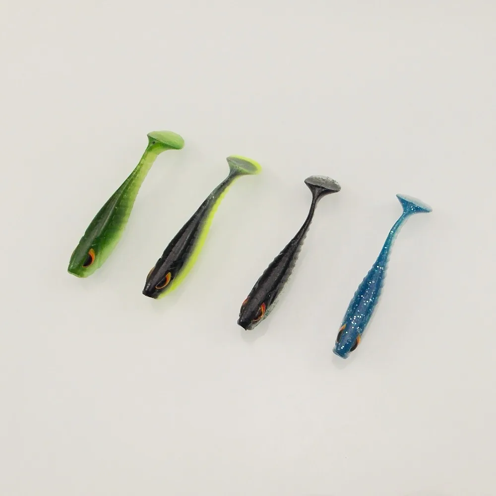 KESFISHING-señuelo de plástico suave para pesca, cebo de 5cm para agua salada, agua dulce, olor a agente, añadir sal - imagen 3