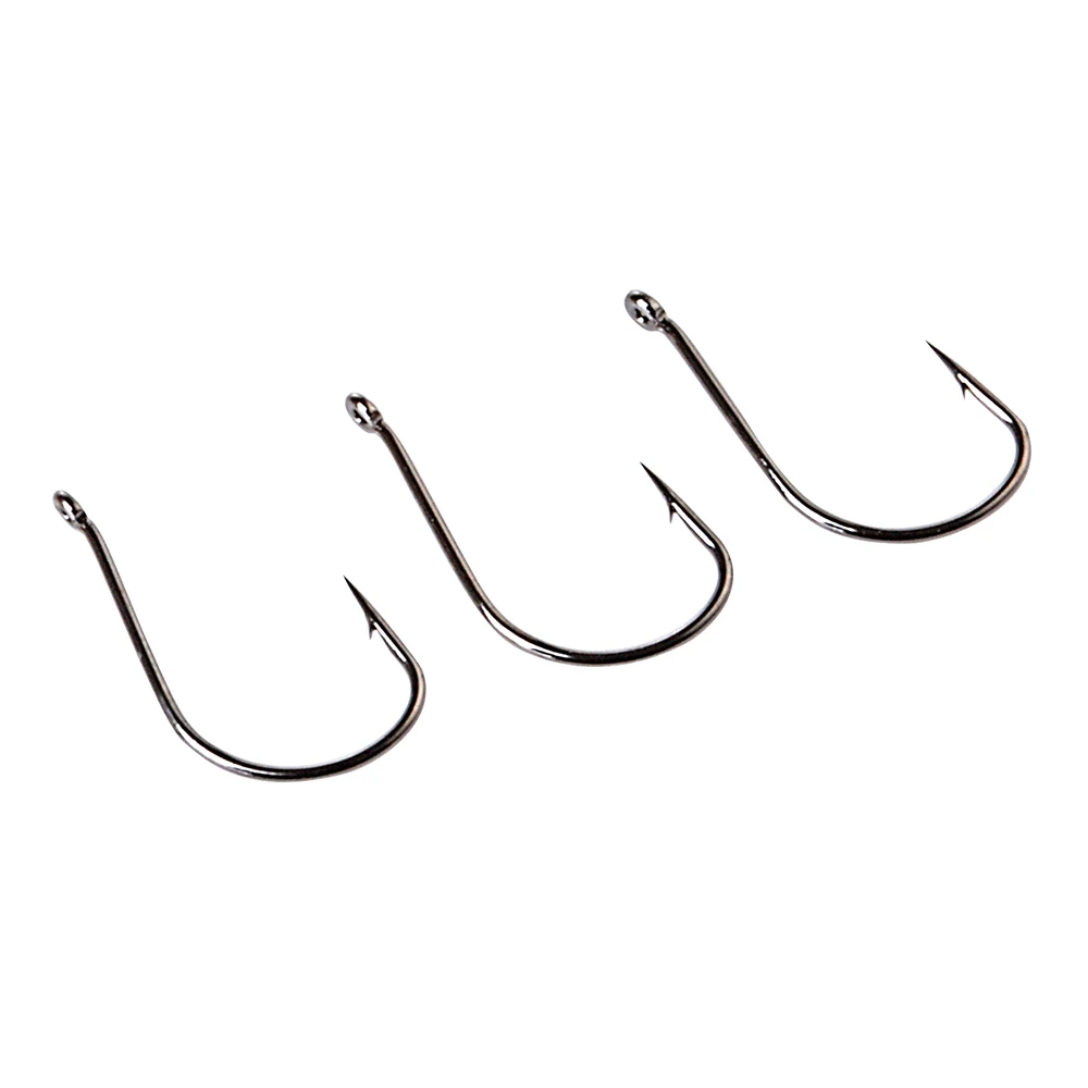 KEIRYU-anzuelo de pesca de acero con alto contenido de carbono, gancho de carpa individual con púas, accesorios de pesca, 8-10 piezas, 3 #-14 # - imagen 3