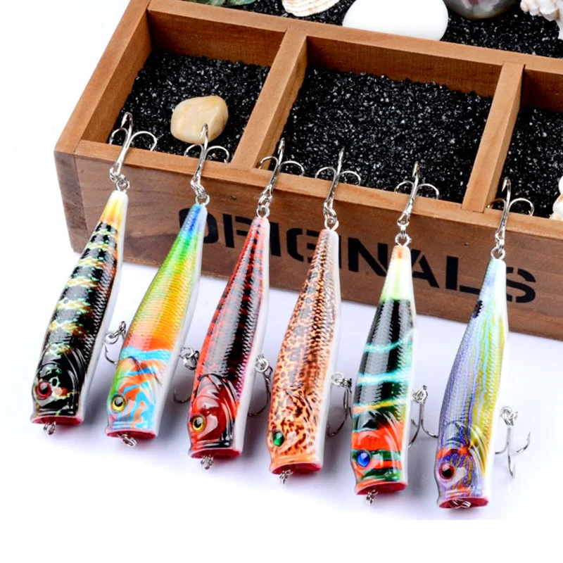 Señuelo de pesca popper Wobbler de 9cm/14g, varilla flotante, Crankbait, pececillos, cebo Artificial, carpa, Lucio, aparejos de pesca, 1 ud.