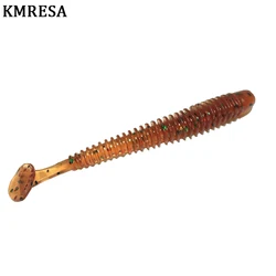 KMRESA Señuelo Suave para Pesca - Vinilo 7,5 cm, 2,1 g - Multicolor