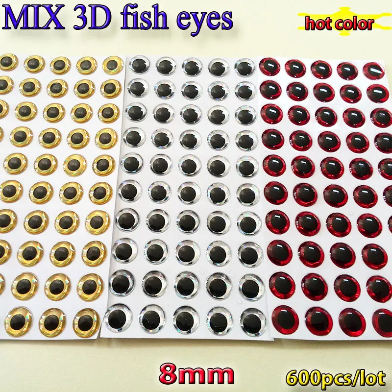 8mm MIX 600pcs