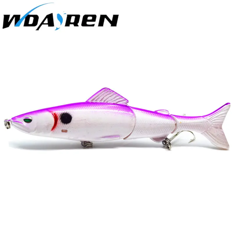 Señuelo de pesca Artificial, 1 unidad, 12,5 cm, 17,5g, Minnow, secciones multiarticuladas, cebos duros, Wobblers, Crankbaits, aparejos de pesca - imagen 3