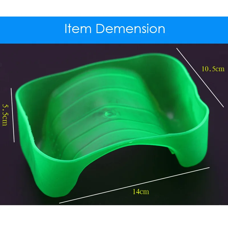 Guantes de pesca prácticos y sanitarios para pescar peces estera de goma suave 14*10,5*5,5 cm protector de mano verde accesorios de pesca - imagen 4