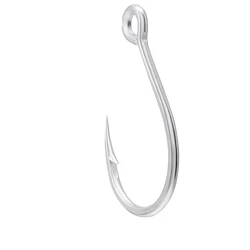 Mustad 10121 Anzuelos con púas acero al carbono para pesca en mar