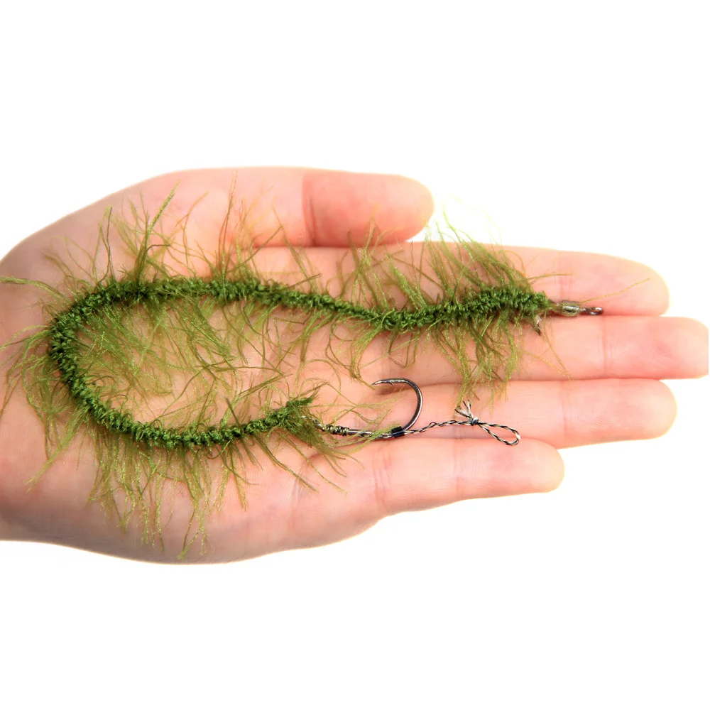 Anzuelos de pesca de carpa, accesorios para señuelos, hilo trenzado 8245, 2 unids/paquete - imagen 4