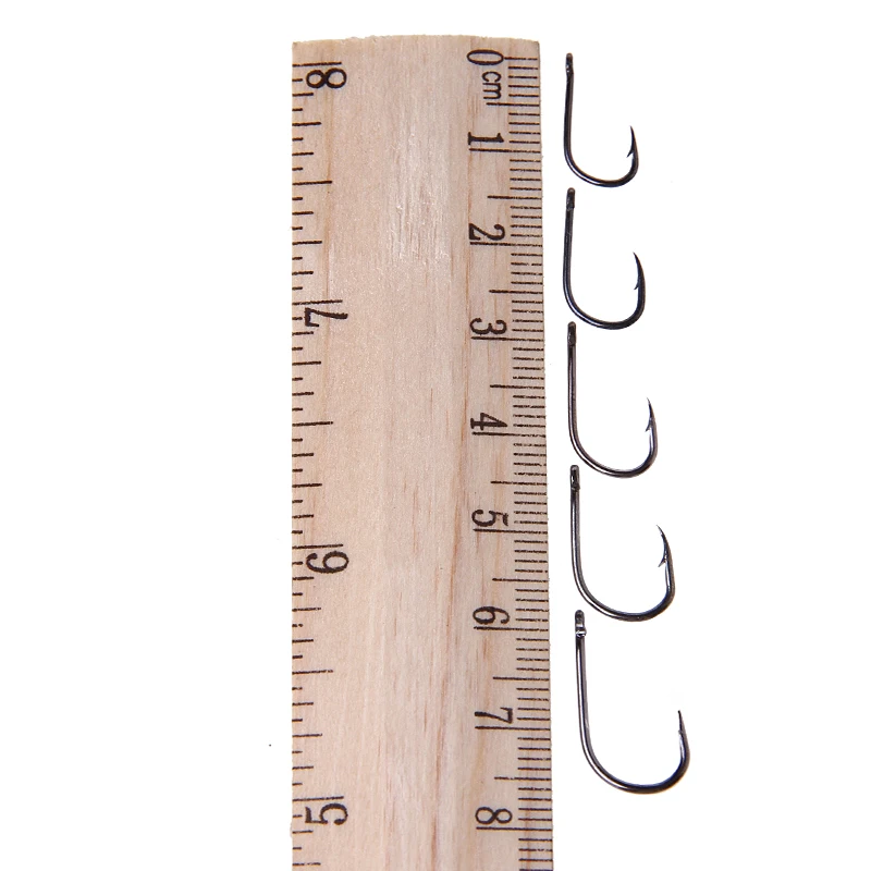 FISH KING 400PCS Anzuelos de pesca de acero con alto contenido de carbono ISEAMA 3 # -12 #   Anzuelos de púas, anzuelo único ISE, accesorios de pesca de carpa - imagen 4