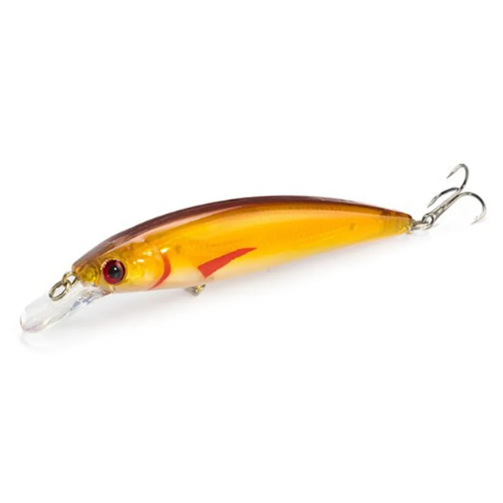 Señuelo de pesca de pececillos, cebos duros láser de 13g/11cm, Wobblers artificiales, Crankbait, aparejos de pesca de carpa, 10 colores disponibles, 1 ud. - imagen 5