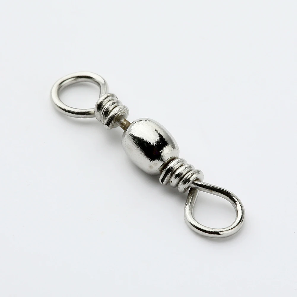 Detalle de los giratorios mostrando diferentes tamaños disponibles y construcción de acero inoxidable