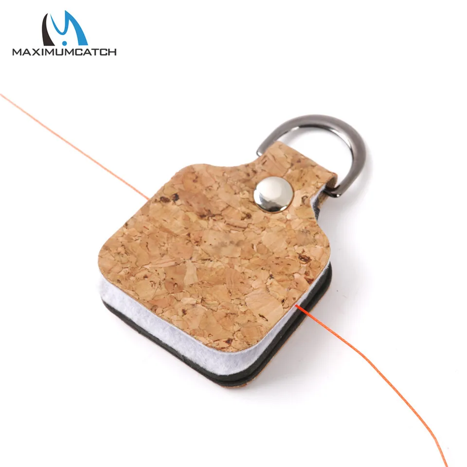 Maximumcatch 2/3 en 1 alisador líder de pesca con mosca y limpiador de líneas herramienta de pesca al aire libre de cuero PU - imagen 5