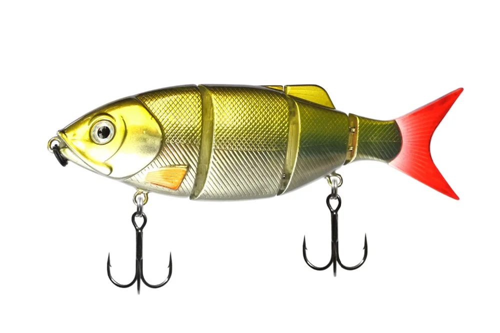 BassLegend-señuelo articulado Swimbait, cebo para Lucio, pececillo, Crankbait, 110mm, 26g - imagen 2