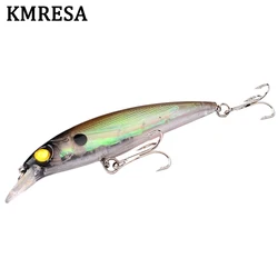 KMRESA Señuelo Crankbait Pececillo Flotante 11 cm con Ojos 3D