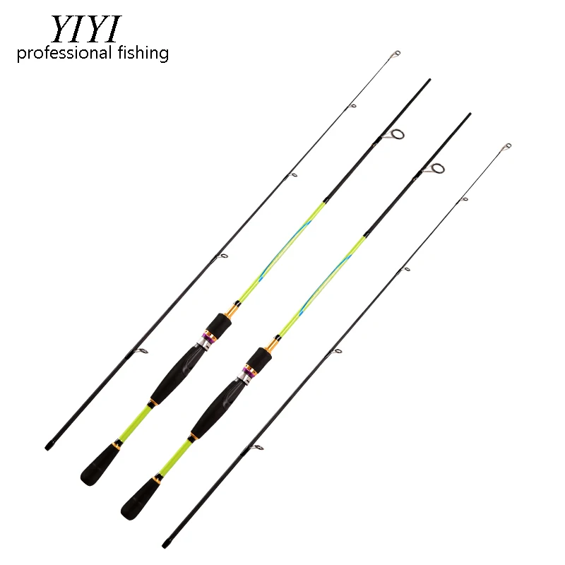 YIYI-caña de pescar de 2 secciones, 1,8 m Ml, 1/4-3/4 Oz, 7-17Lb, señuelo de luz media, giratoria, para trucha y lubina - imagen 5