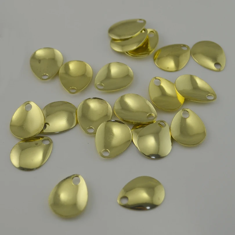 MNFT 12 unids/pack giratorio de lentejuelas doradas 0,6g/0,8g accesorios de lentejuelas para cebo Road Asia - imagen 4