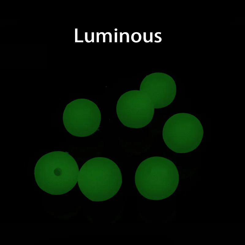 Cuentas luminosas para pesca, bolas flotantes redondas, bolas de luz, accesorios para señuelos de mar, lote de 100 unidades - imagen 3