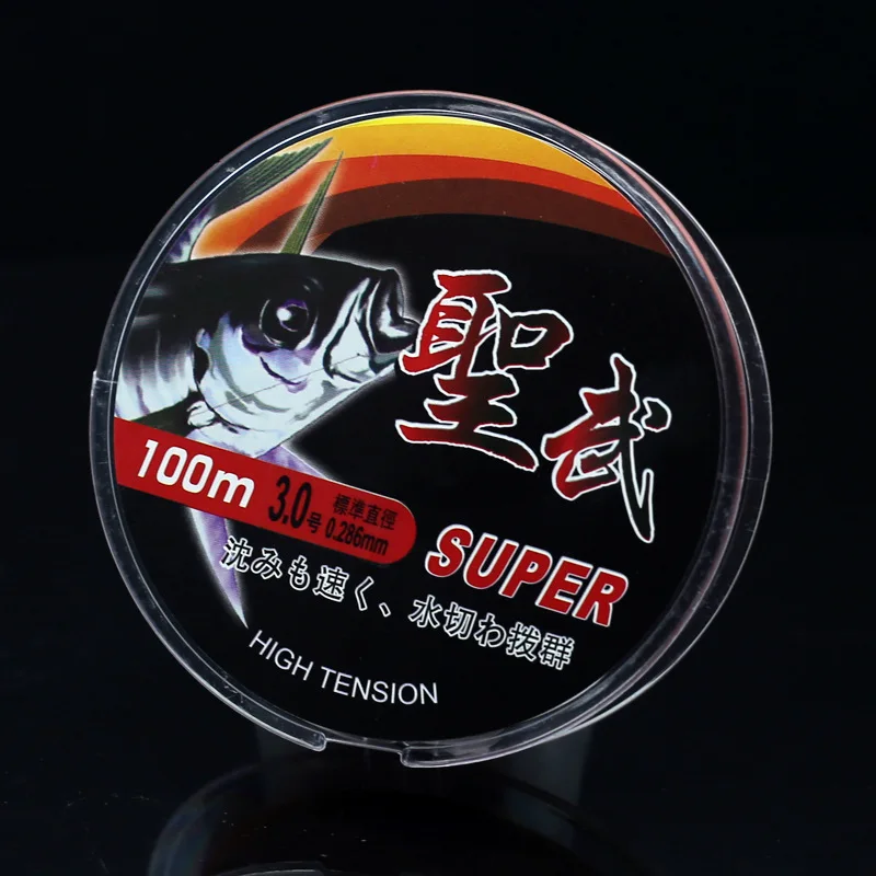 Sedal de pesca de gran resistencia, hilo de nailon resistente al desgaste, duradero y fuerte, 100 metros - imagen 2