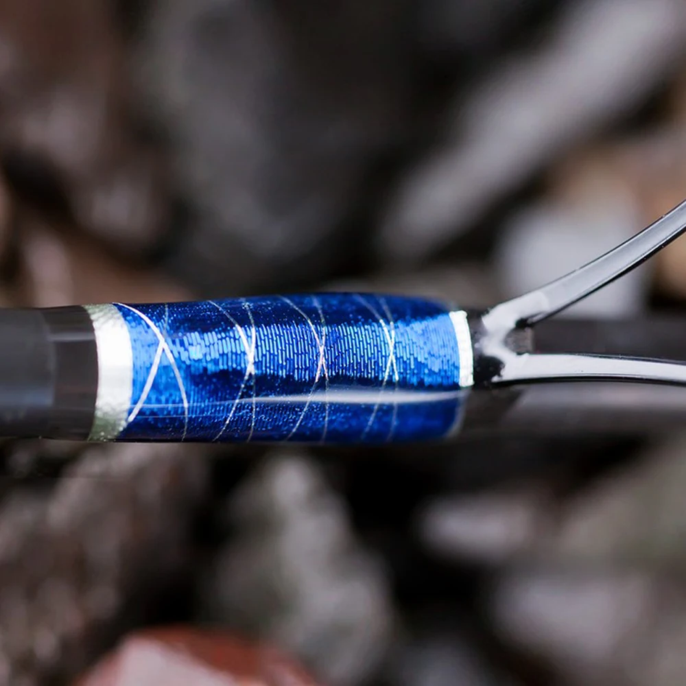 WIFREO-carrete metálico para caña de pescar, hilo de envoltura de construcción para guía de pesca, ojal, plantilla, gancho, atado, línea de reparación, 100 yardas - imagen 5