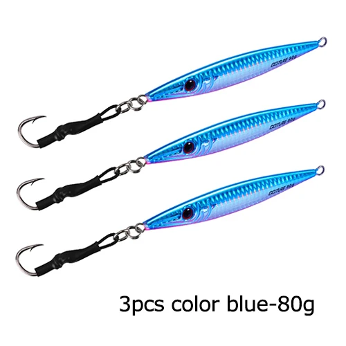 3pcs Blue 80g