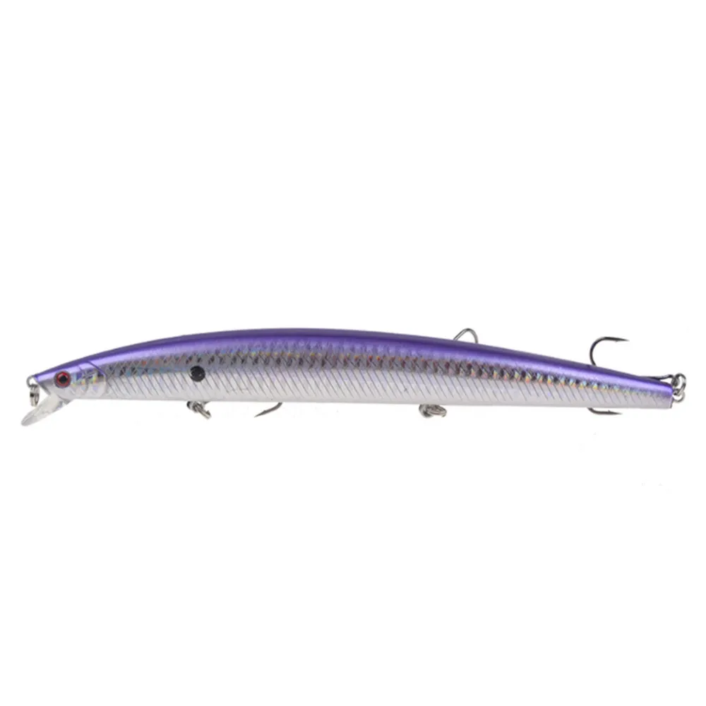 1 Uds 18cm 24g señuelo de pesca Minnow láser cebo Artificial duro plástico grandes peces falsos señuelos cebo de pesca de mar Crankbait Wobblers - imagen 2