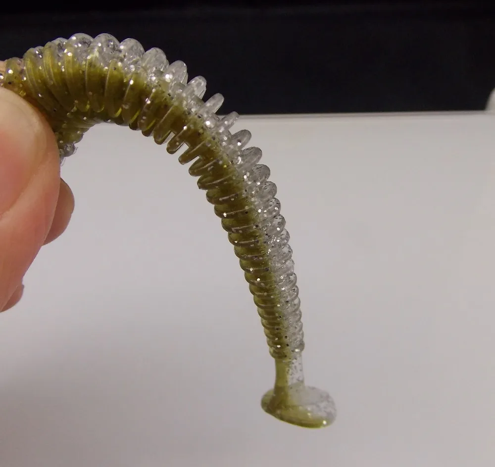 ESFISHING Swing Impact 100mm anillo Shad Jigging cebos blandos artificiales Wobbler para Lucio Bass Pesca Señuelos de Pesca - imagen 3