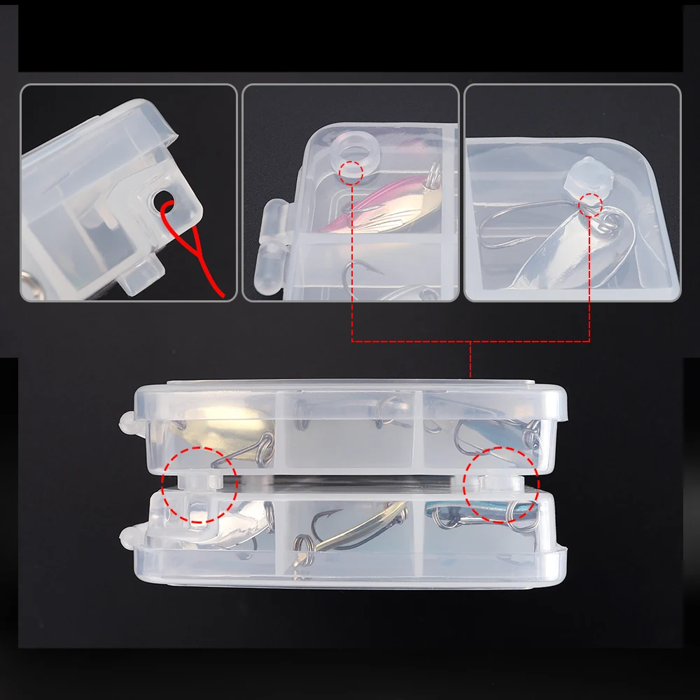 DAGEZI-Juego de Señuelos de Pesca de cuchara de Metal, 12 unids/lote, cebo giratorio, aparejos de Pesca, cebo duro - imagen 4