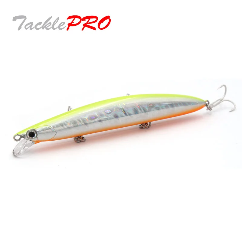 TacklePRO M42 Minnow de fundición larga señuelo flotante con ojos 3D - imagen 3