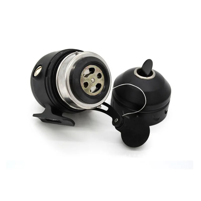 Spincast-carrete de pesca JG25, tirachinas, tiro de pescado, carrete de Metal con línea de nailon 5 #, 40M - imagen 3