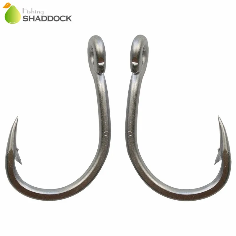 20pcs 10884 Stainless Steel Fishing Hooks White Strong Big Game Fish Tuna Bait Fishhook Size 3/0 4/0 5/0 6/0 7/0 8/0 9/0 10/0 - imagen 4